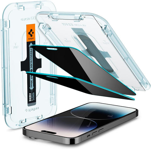 Spigen GlasTR EZ FIT Privacy Screen Protector for iPhone 14 Pro