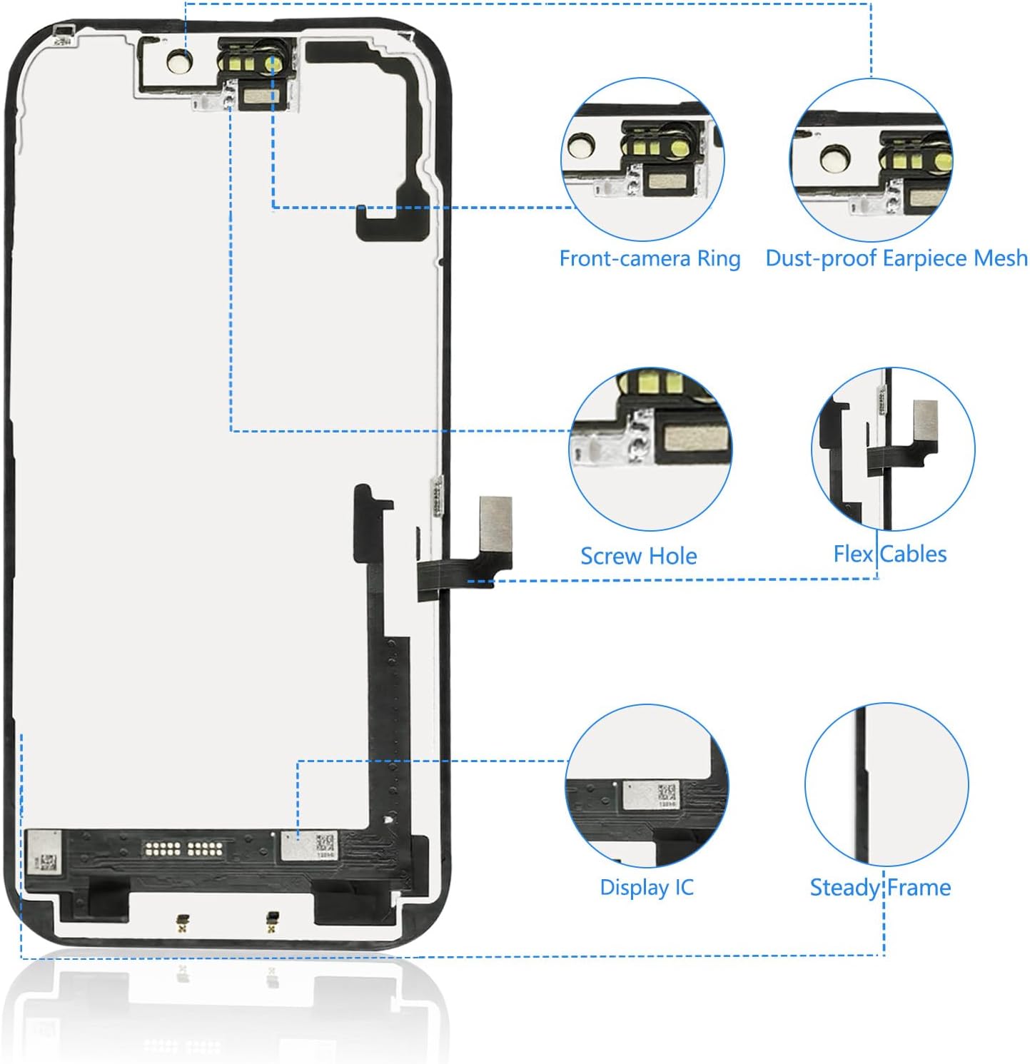 for iPhone 17 Screen Replacement with Complete Repair kit