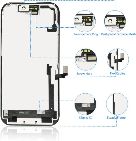 for iPhone 17 Screen Replacement with Complete Repair kit