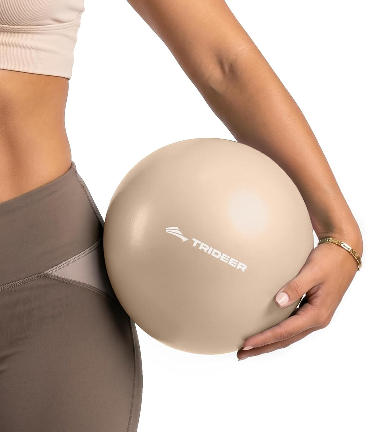 Trideer 9-Inch Pilates Ball, Small Exercise Ball Pilates Equipments for Yoga, Physical Therapy, Pregnancy, Postpartum, Core Training, Balance, Stability and Stretching