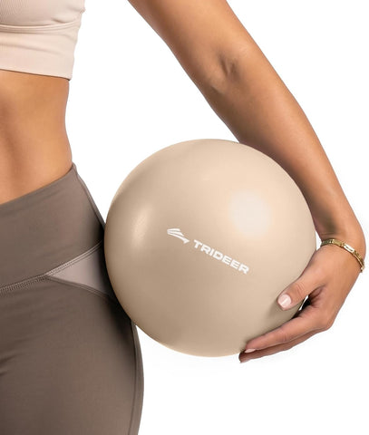 Trideer 9-Inch Pilates Ball, Small Exercise Ball Pilates Equipments for Yoga, Physical Therapy, Pregnancy, Postpartum, Core Training, Balance, Stability and Stretching