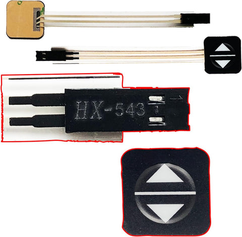 WB24X10115 Downdraft Vent Up/Down Switch Touchpad PS953533 Compatible with GE Range Vent Hood