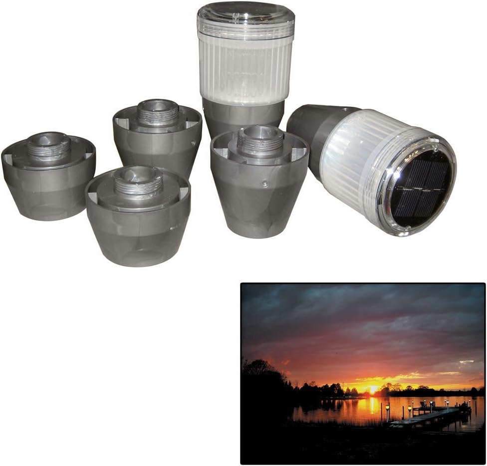 Dock Edge + Postlite Solar LED (2 Pack), Multicolor
