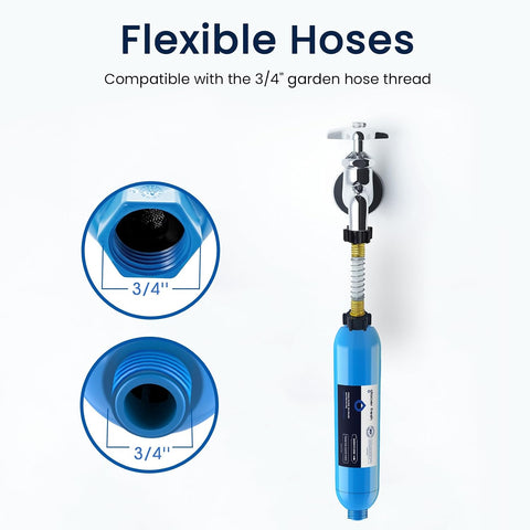 GLACIER FRESH Garden Hose Filter Pre-Filter for Pool & Spa 3-Pack