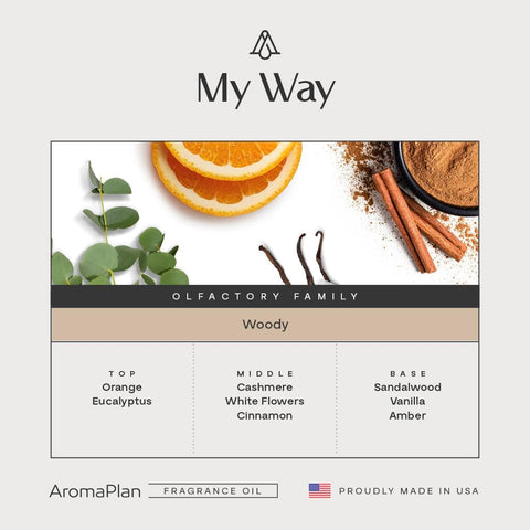 AromaPlan My Way Hotel Diffuser Oil 2-Pack – 100% Fragrance, 2X 5.07 Fl Oz