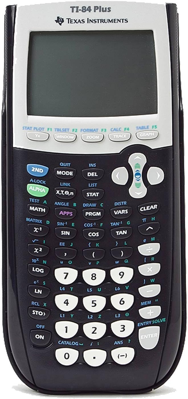 Texas Instruments TI-84 Plus Graphing Calculator, Black