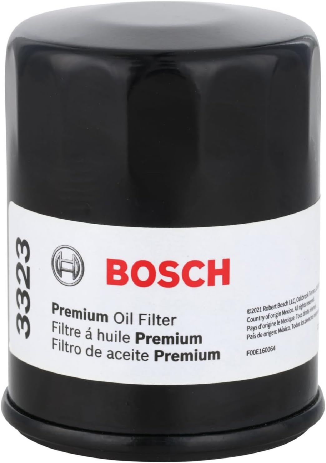 BOSCH 3323 Premium Engine Oil Filter With FILTECH Filtration Technology