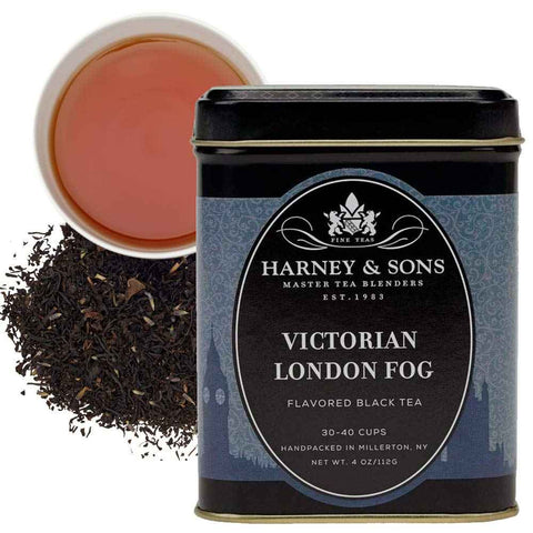 Harney & Sons Paris Loose Leaf Black Tea, 16 oz | Loose leaf black tea with fruit, vanilla, caramel, and bergamot. Contains caffeine.