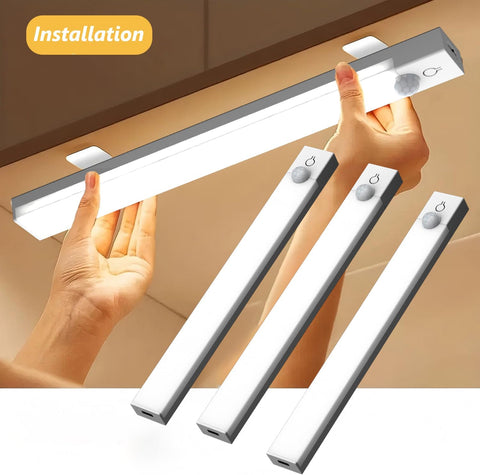 4-in Under Cabinet Lighting Rechargeable,Wireless Motion Sensor 6Pack
