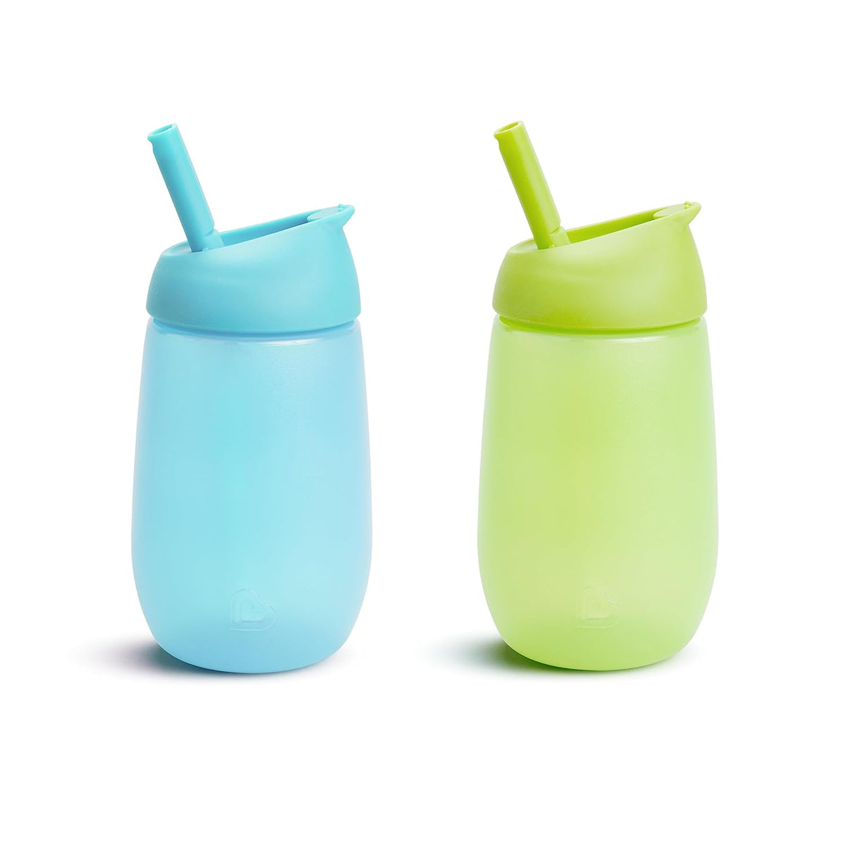 Munchkin Simple Clean Sippy Cups for Toddlers 1-3 with Straw, 2 Pack