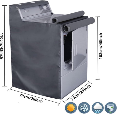 Ericlin 2Pack Washer and Dryer Covers,Top Load Washing Machine Cover