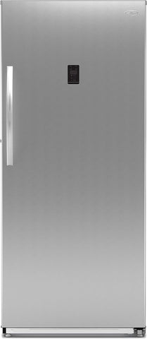 KoolMore 21 cu. ft. Upright Convertible Freezer/Refrigerator, 2-in-1 Appliance, Great Storage for Fresh or Frozen Food and Drinks, Clear Shelves and Drawers [Silver] (KM-RUF-21S)