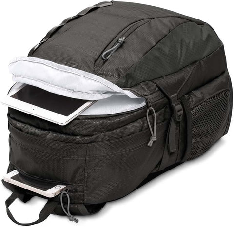 JanSport 32L Agave Hiking Backpack - 15 In Laptop, Black