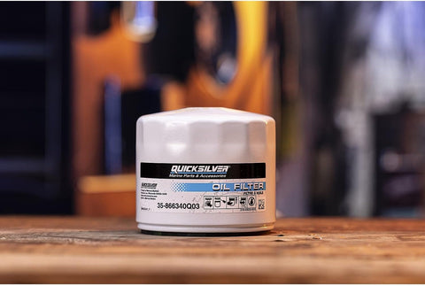 Quicksilver 866340Q03 Spin-On Oil Filter for MerCruiser Engines