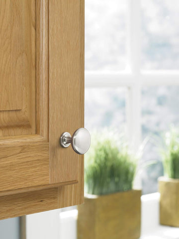Amerock 10 Pack 1-1/4" Round Edona Satin Nickel Cabinet Knob