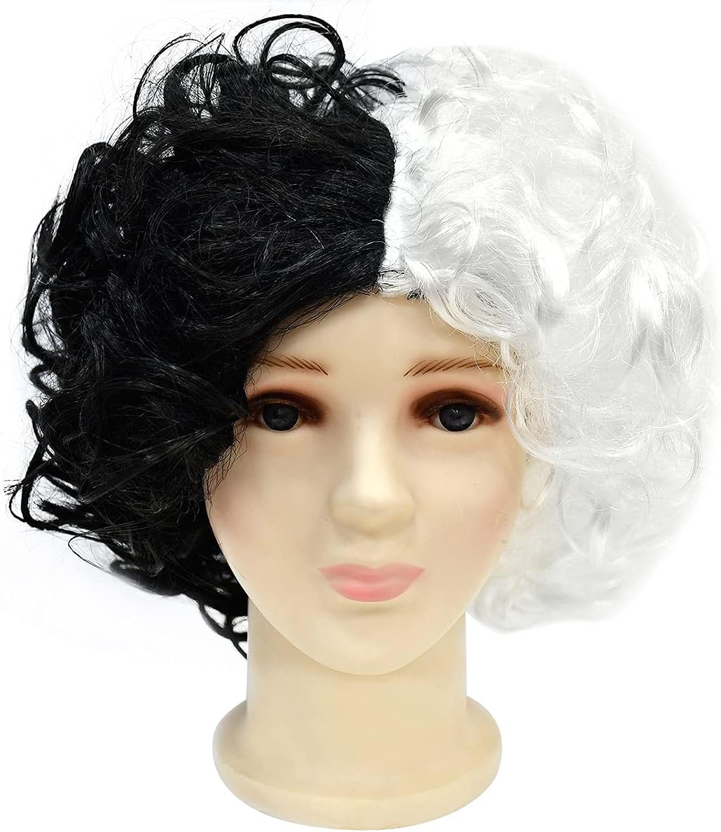 Toddler Baby Girls Cosplay Costume Fancy Halloween Carnival Dress Up Gown + Wig + Gloves + The Pole 4PCS Outfit