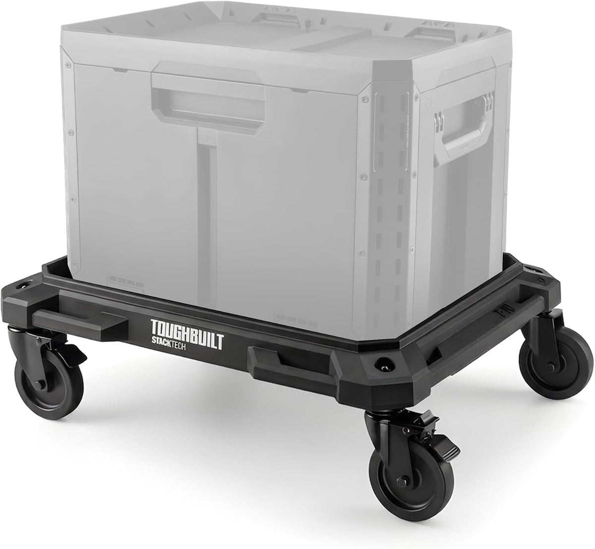 ToughBuilt StackTech 4-Wheel Cart Tool Box Dolly with 4 Locking Casters