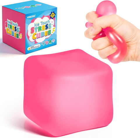 VISCOO 1 Pack Stress Cube, Slow Rising Cube Squishy for Anxiety Relief