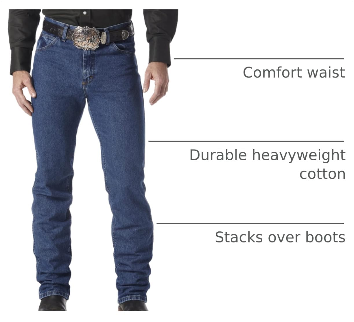 Wrangler Men's Jeans Cowboy Cut 36 Mwz Slim Fit - 36Mwzpd