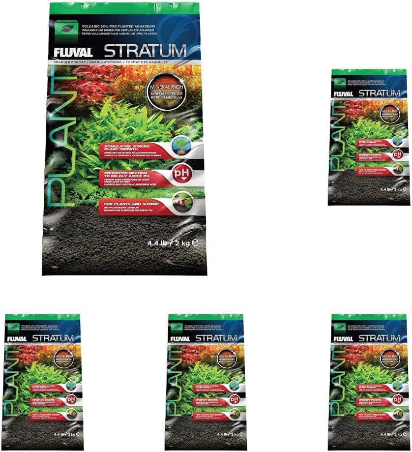 Fluval 12693 Plant and Shrimp Stratum for Freshwater Fish Tanks, 4.4 lbs.