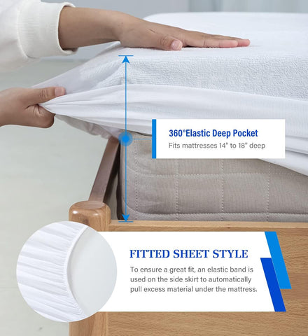 Twin Mattress Protector Waterproof for Kids Mattress Pad Cover 39 x 75