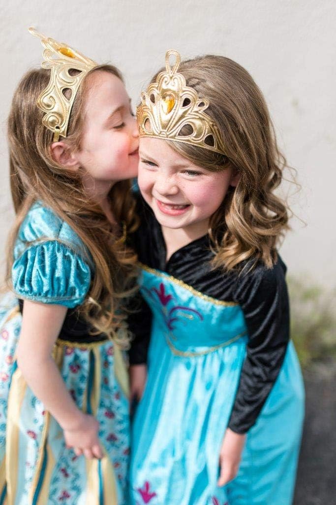 Little Adventures Ice Queen Coronation Dress Up Costume for Girls