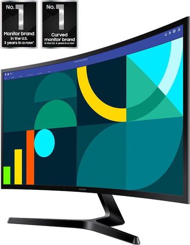 Samsung 27" Essential S3 (S36GD) Series FHD 1800R Curved Computer Monitor