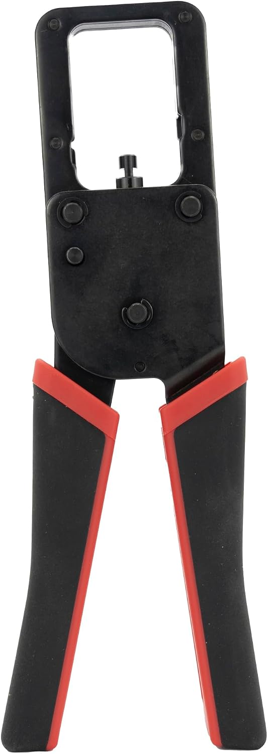 Platinum Tools 100061C Exo Die is easily interchangeable, Network Cable Crimper for RJ45 and Modular Connectors