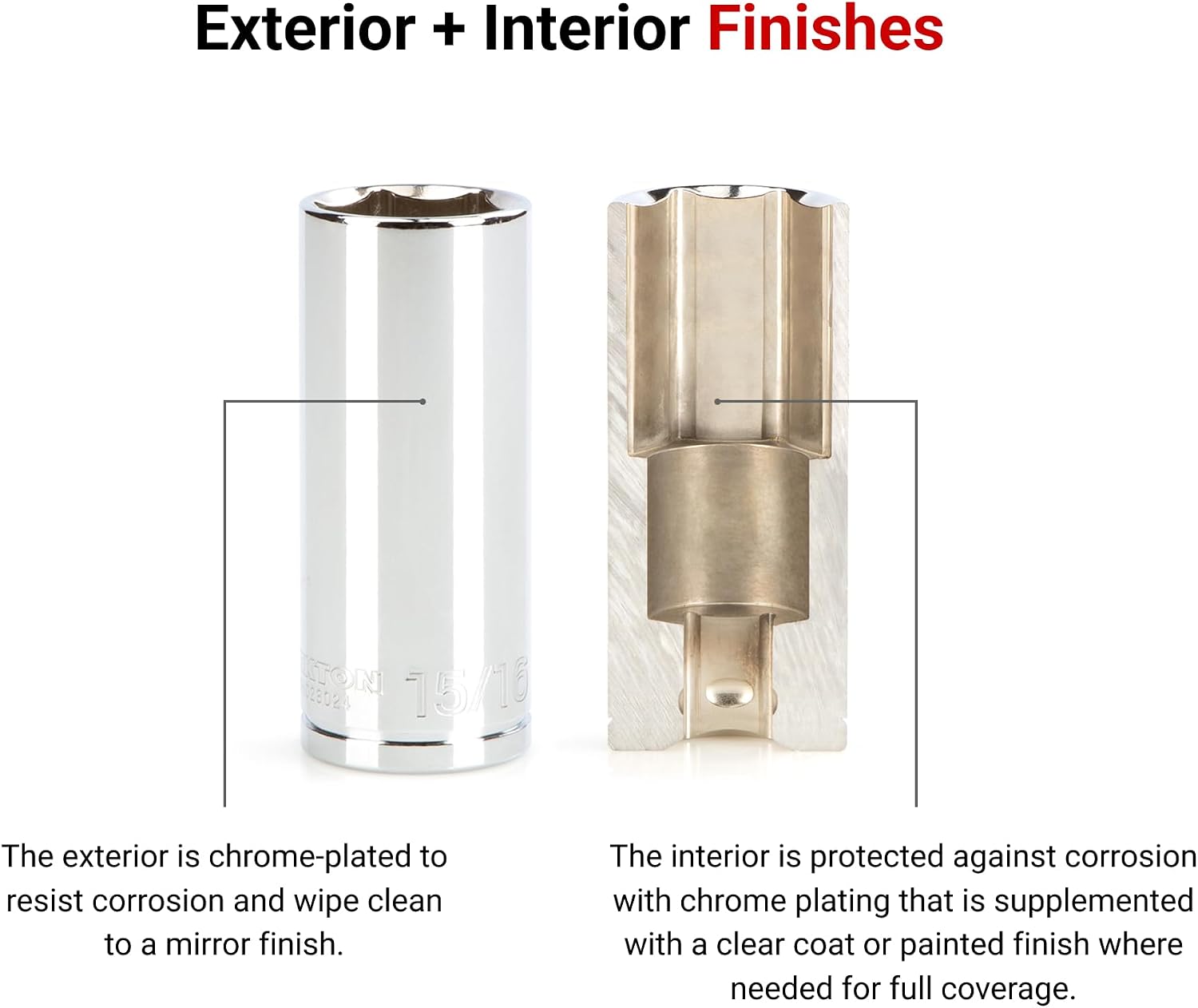 TEKTON 1/2 Inch Drive x 9/16 Inch 6-Point Socket | SHD23014