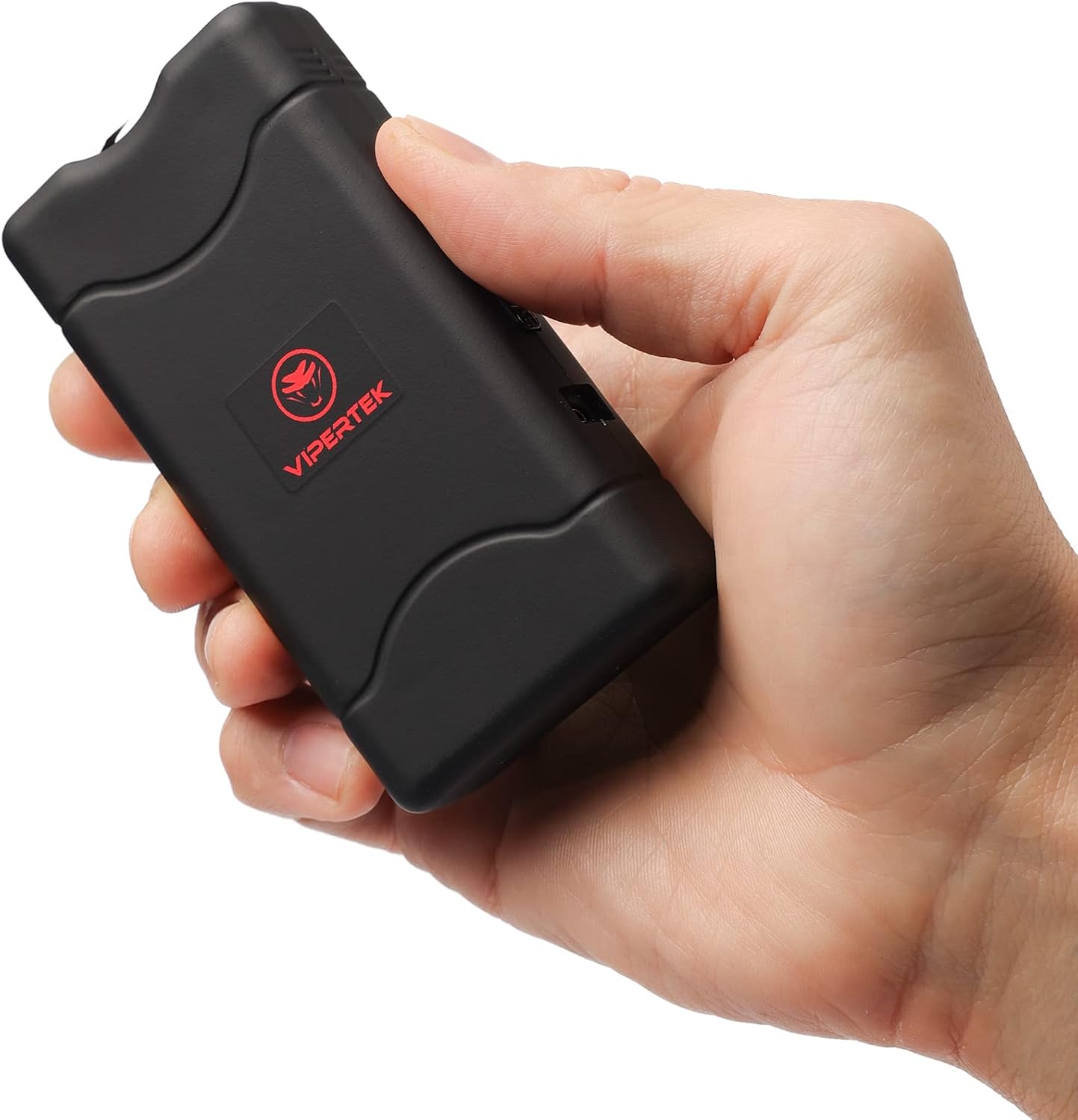 VIPERTEK VTS-880 Mini Stun Gun for Self Defense Rechargeable with LED Flashlight