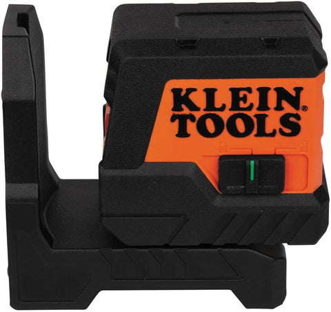 Klein Tools 93MCLG Self-Leveling Laser Level, Mini Cross-Line Level, Class 2, ≤ 1mW, Leveling Alignment Tool, Bright Green Horizontal and Vertical Lines