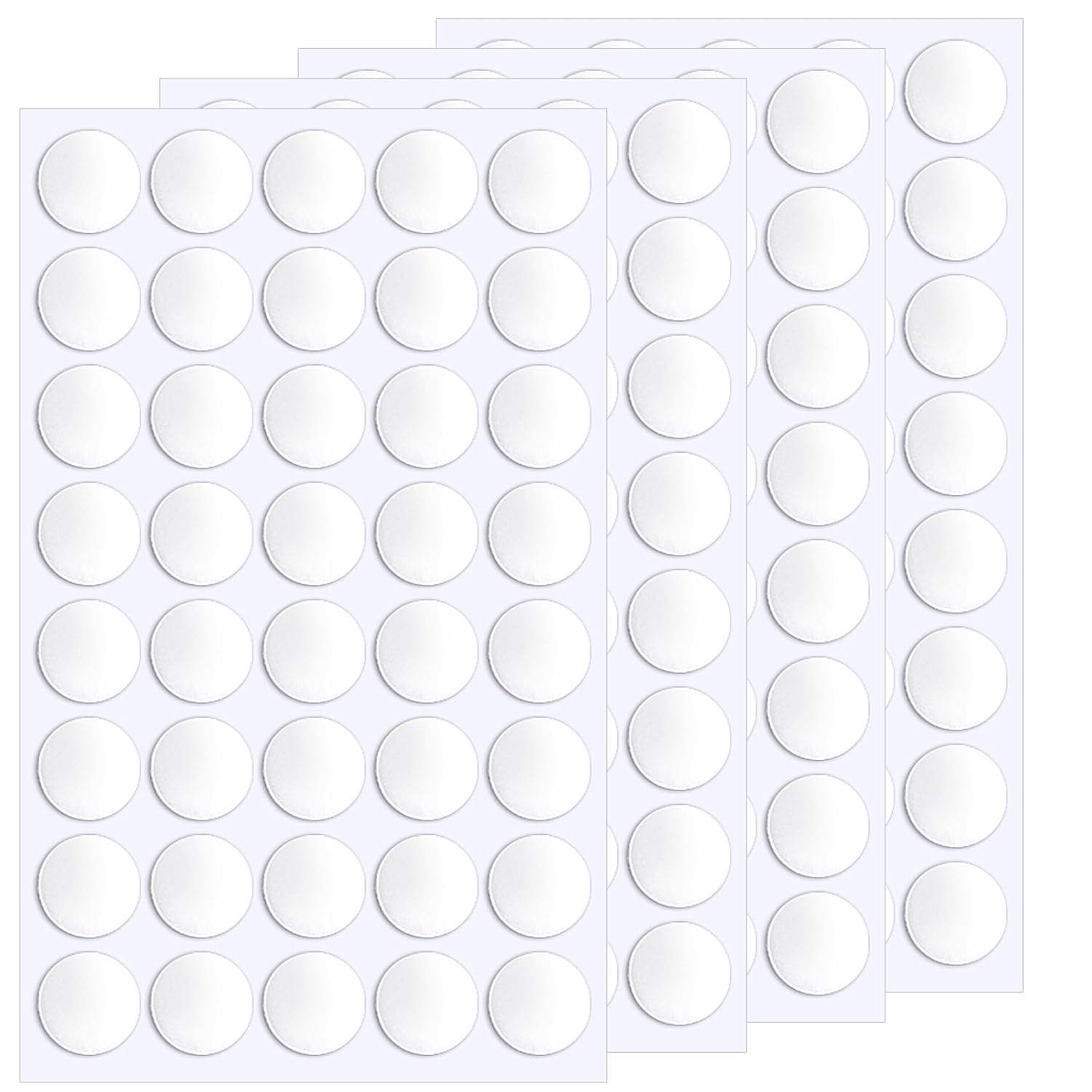 JANYUN 140 Pcs Double Sided Sticky Dots Removable 30 mm Round Putty Sticker