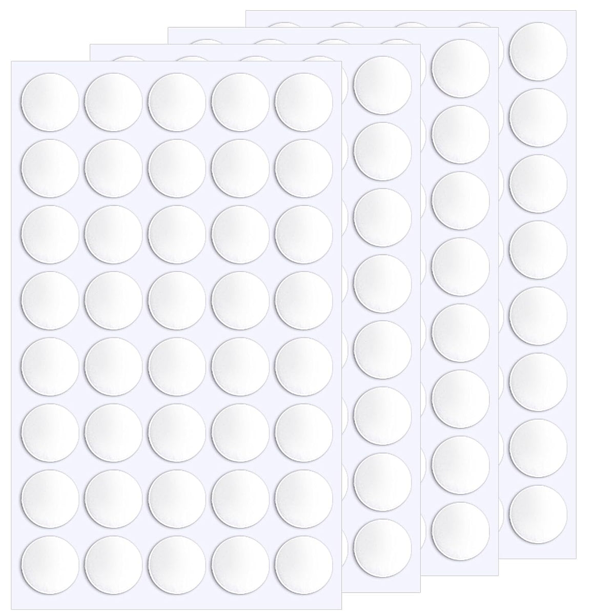 JANYUN 140 Pcs Double Sided Sticky Dots Removable 30 mm Round Putty Sticker