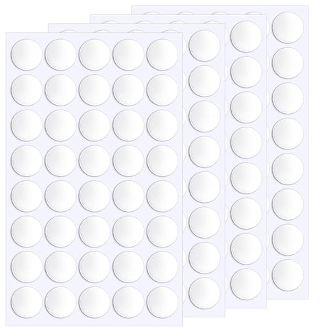 JANYUN 140 Pcs Double Sided Sticky Dots Removable 30 mm Round Putty Sticker