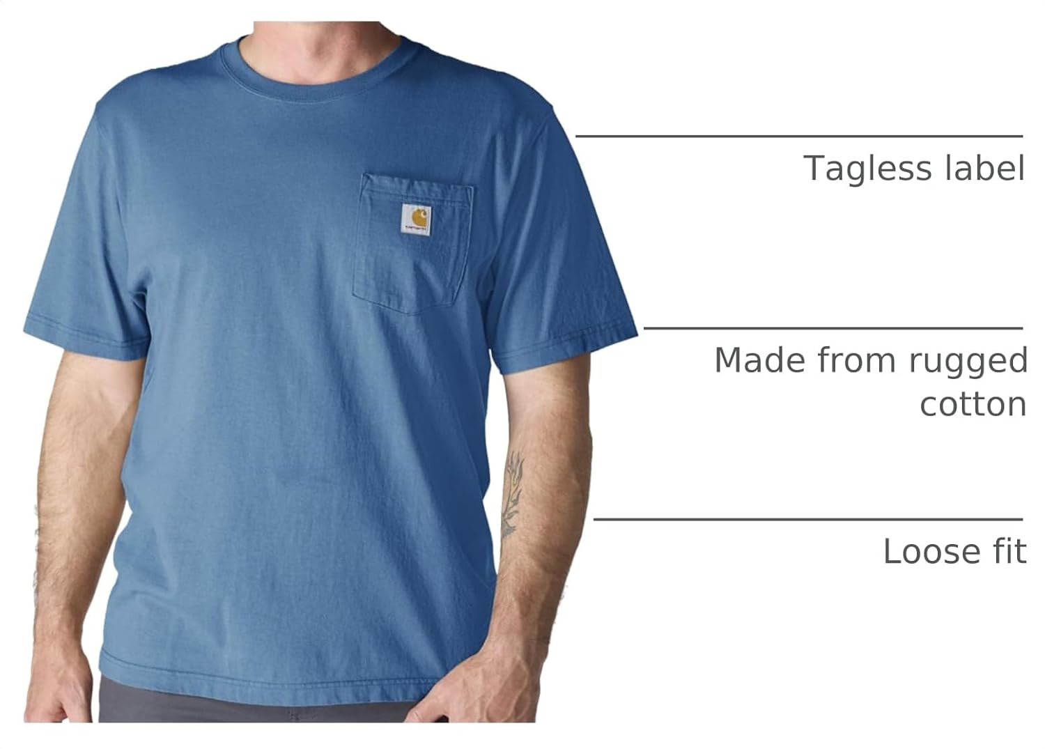 Carhartt Men's Iconic K87 Pocket T-Shirt Closeout