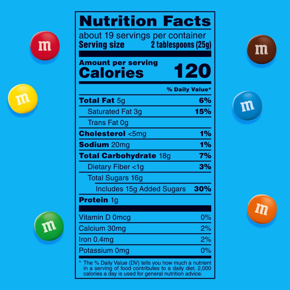 M&M'S MINIS Milk Chocolate Candy Assortment, Family Size, 16.9 oz Resealable Bulk Chocolate Candy Bag