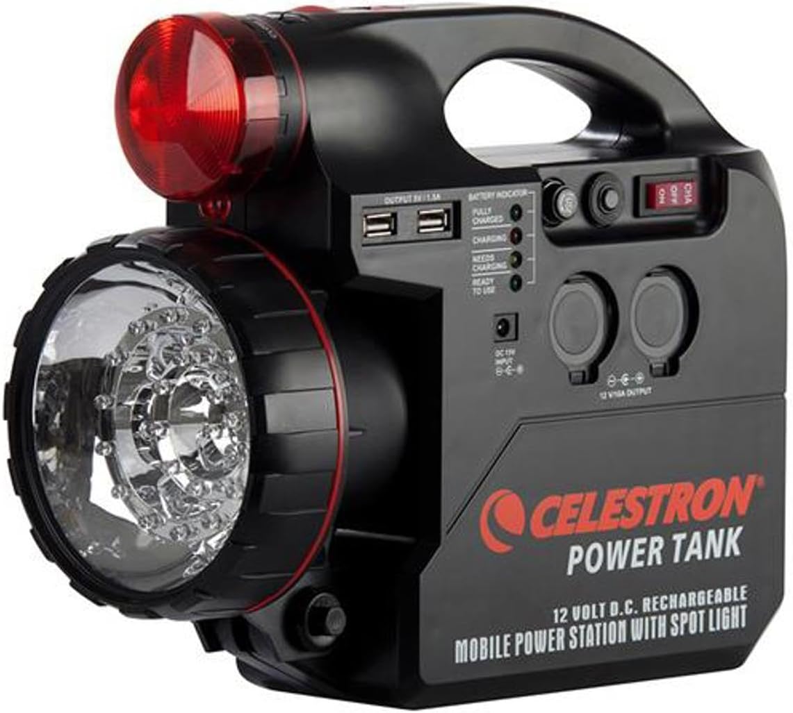 Celestron PowerTank 12V Rechargeable Telescope Battery Pack – 84 Wh