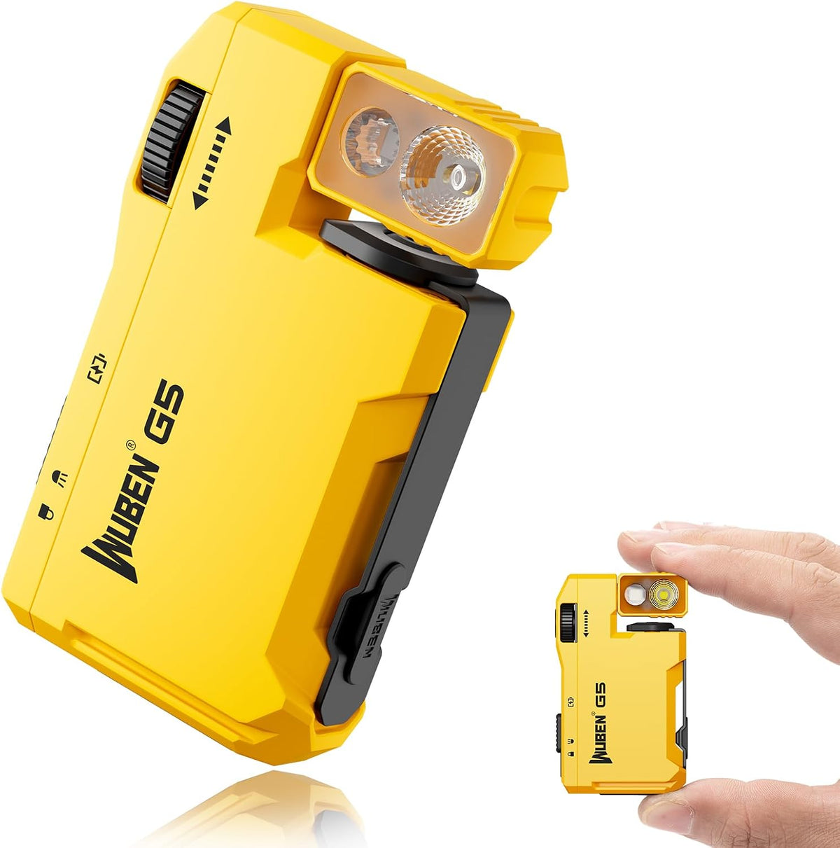 WUBEN G5 EDC Rechargeable Flashlight, Mini Bright Small Pocket Flash Light