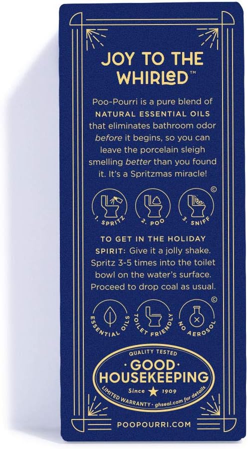 Poo-Pourri Before-You-go Toilet Spray, Yule Log, 2 Fl Oz