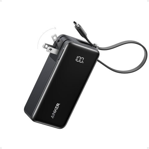 Anker Nano 3-in-1 Portable Charger,10,000mAh 30W Travel Power Bank