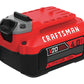 CRAFTSMAN V20 Lithium Ion Battery, 4.0-Amp Hour, 2 Pack, LED Charge Indicator (CMCB204-2)