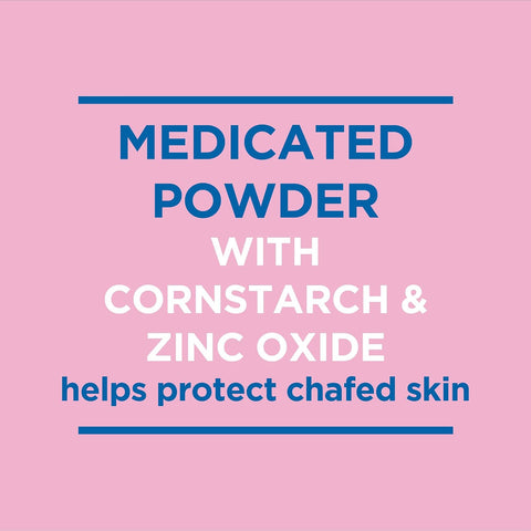 Caldesene Medicated Protecting Body Powder with Zinc & Cornstarch, 5 Oz