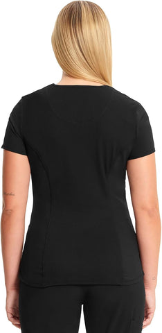 Cherokee Infinity Scrubs for Women V-Neck 4 Way Stretch 3 Pocket Scrub Top
