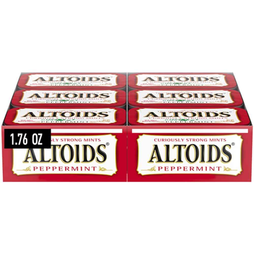 Altoids Classic Peppermint Breath Mints, 1.76 Ounce (Pack of 12)