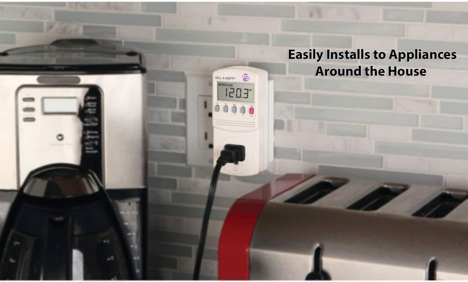 2-Pack P3 P4400 Kill A Watt Electricity Usage Monitor (2-Pack)
