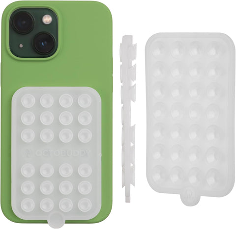 OCTOBUDDY Double - Silicone Double-Sided Suction Phone Case - Transparent