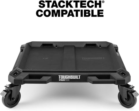 ToughBuilt StackTech 4-Wheel Cart Tool Box Dolly with 4 Locking Casters