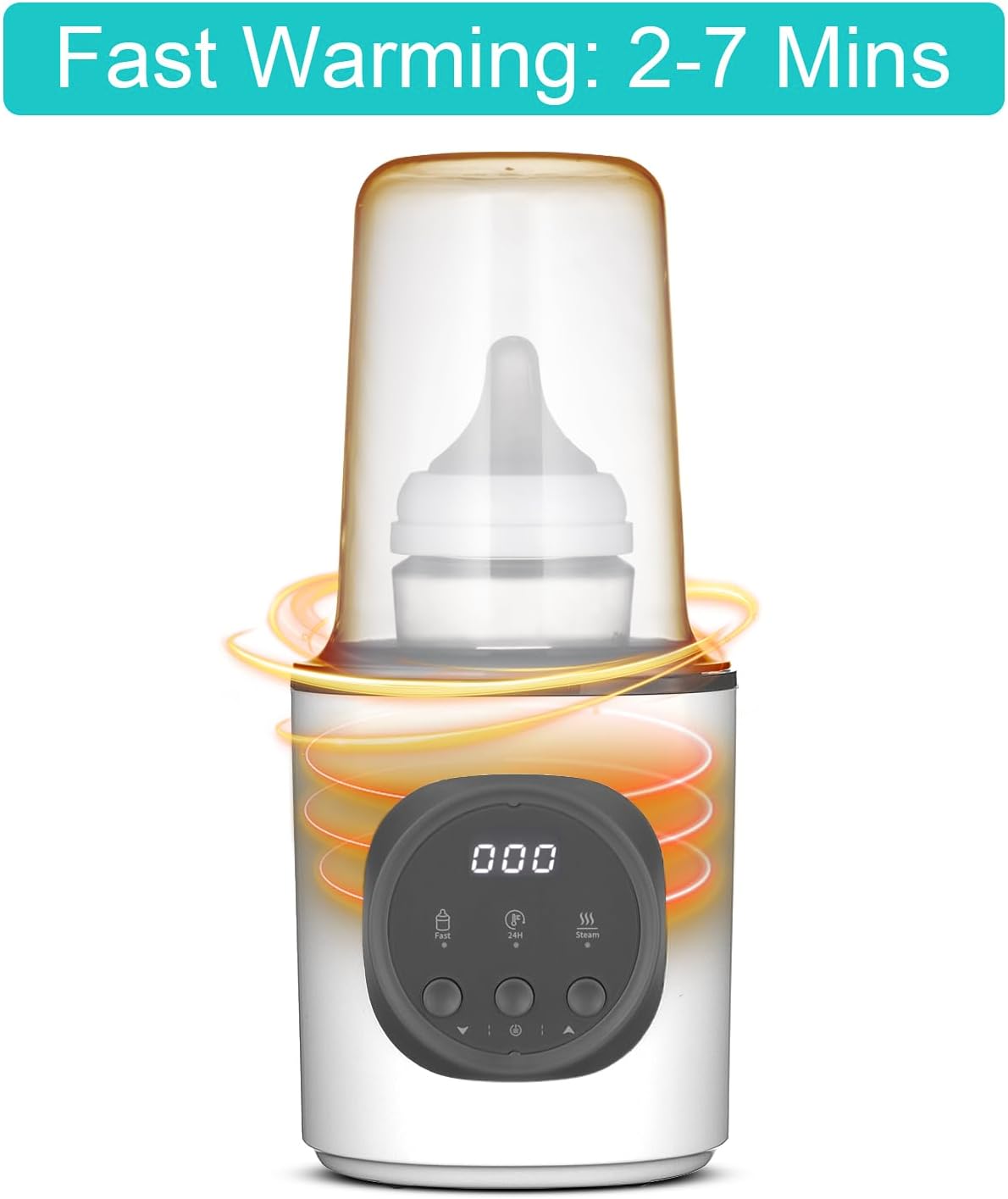 Vaundra Fast Baby Bottle Warmer for Breastmilk and Formula 120V