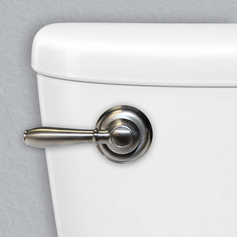 Korky Strongarm Metal Toilet Handle & Lever in Brushed Nickel - 6071