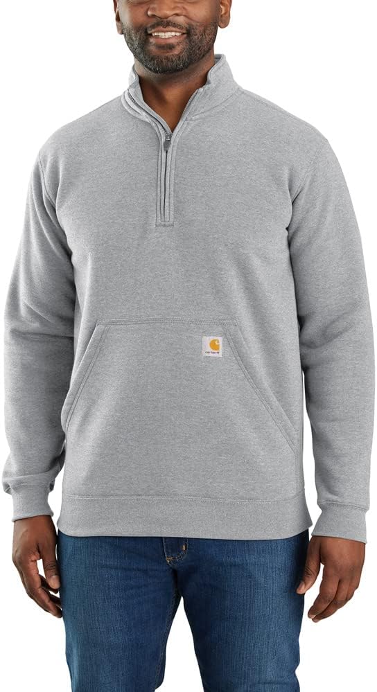 Carhartt Men's Marquette 1/4-Zip Mock-Neck Sweatshirt